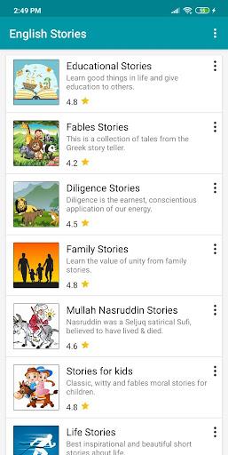 English Stories (Offline) - Image screenshot of android app