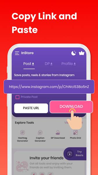 Reels Downloader: Videos, Post - Image screenshot of android app