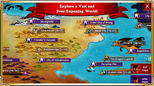 Arcane Legends MMO-Action RPG - Gameplay image of android game