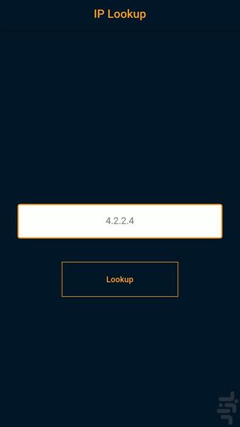 IP Lookup - Image screenshot of android app
