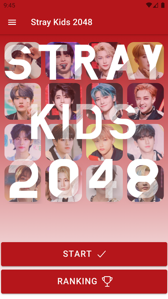 Stray Kids 2048 Game - Gameplay image of android game