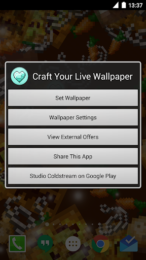 Live Minecraft Wallpaper - عکس برنامه موبایلی اندروید