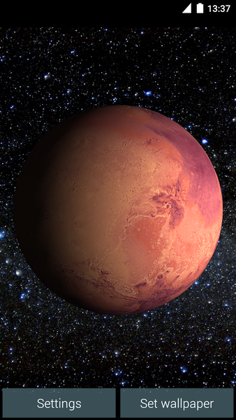 Mars Live Wallpaper - عکس برنامه موبایلی اندروید