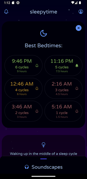 sleepytime - عکس برنامه موبایلی اندروید
