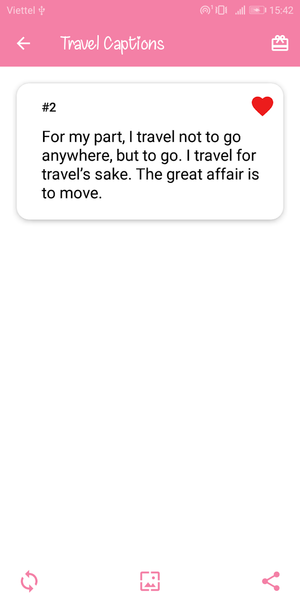 Caption and Status - عکس برنامه موبایلی اندروید