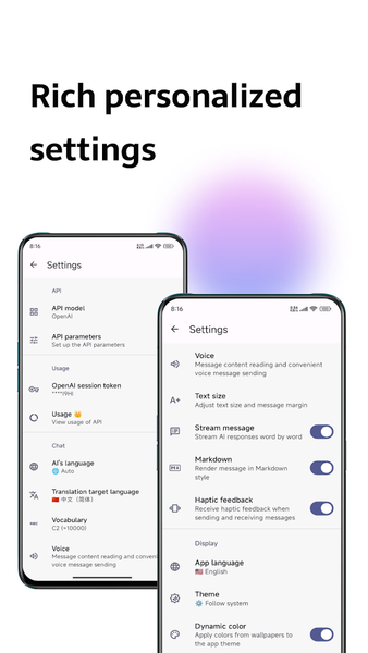 ChatBoost - AI Chat Client - عکس برنامه موبایلی اندروید