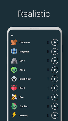 Voice Changer - Audio Effects - Image screenshot of android app