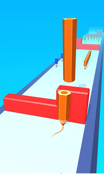 Color Pencil Run: Drawing Game - عکس بازی موبایلی اندروید