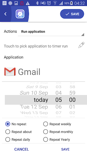 Phone Schedule - Call, SMS, Wifi - عکس برنامه موبایلی اندروید
