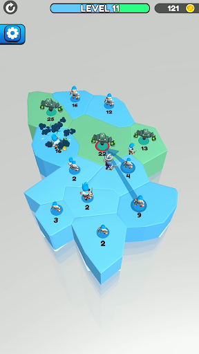 Monster Wars ۳D: Mutant Puzzle - عکس بازی موبایلی اندروید