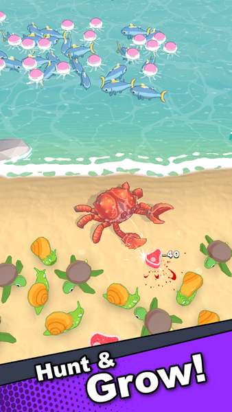 Crab Life - Idle Rpg - عکس بازی موبایلی اندروید