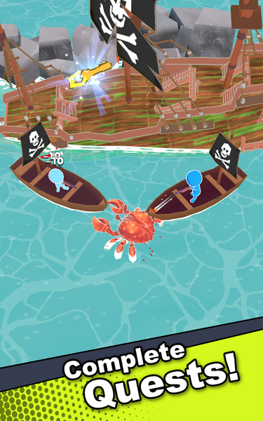 Crab Life - Idle Rpg - عکس بازی موبایلی اندروید
