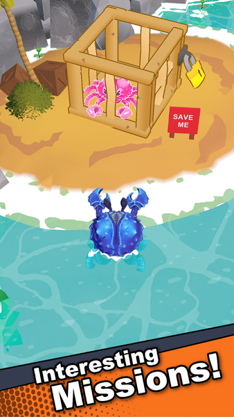 Crab Life - Idle Rpg - عکس بازی موبایلی اندروید