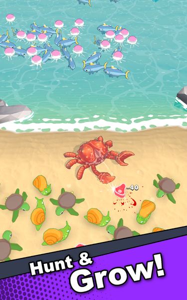 Crab Life - Idle Rpg - عکس بازی موبایلی اندروید