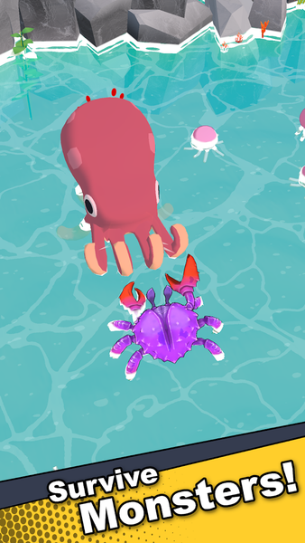 Crab Life - Idle Rpg - عکس بازی موبایلی اندروید