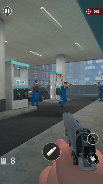 Robbery Rampage: Gun Heist - Gameplay image of android game