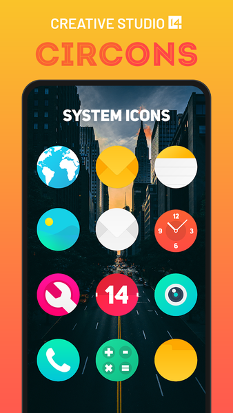 Circons: Circle Icon Pack - Image screenshot of android app