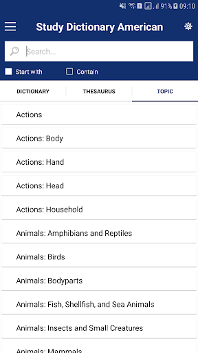 Study Dictionary of American English - Image screenshot of android app