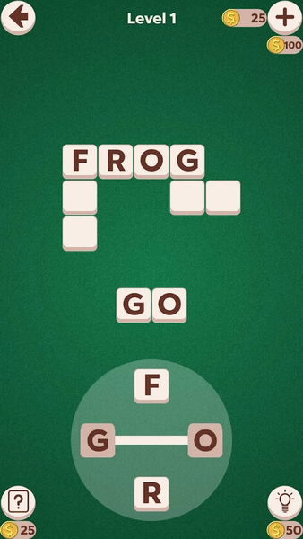 Make Words-7 - Gameplay image of android game