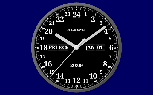 Analog Clock 24-7 - Image screenshot of android app