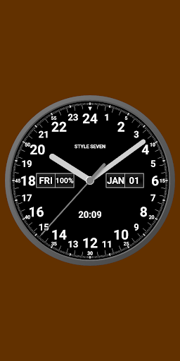 Analog Clock 24-7 - Image screenshot of android app
