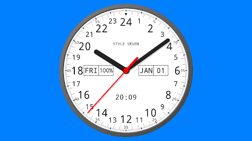 Analog Clock 24-7 - Image screenshot of android app