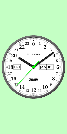 Analog Clock 24-7 - عکس برنامه موبایلی اندروید