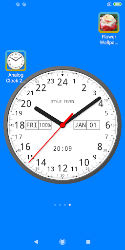 Analog Clock 24-7 - Image screenshot of android app