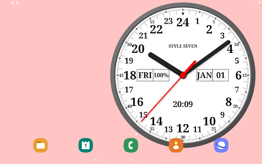 Analog Clock 24-7 - Image screenshot of android app