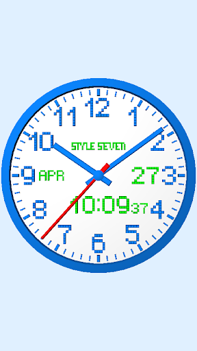 3D Analog Clock-7 - Image screenshot of android app