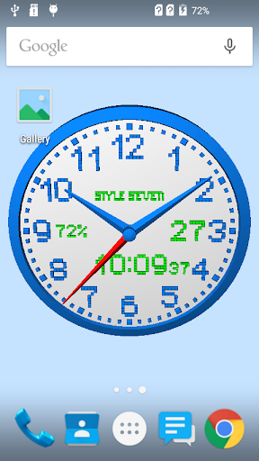 3D Analog Clock-7 - Image screenshot of android app