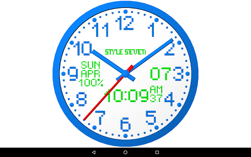 3D Analog Clock-7 - Image screenshot of android app