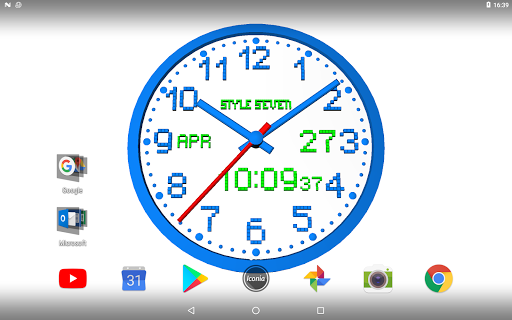 3D Analog Clock-7 - Image screenshot of android app