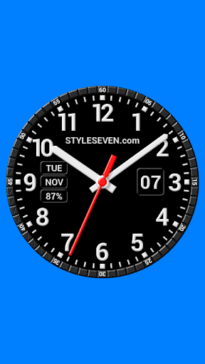 Analog Clock Constructor-7 - عکس برنامه موبایلی اندروید