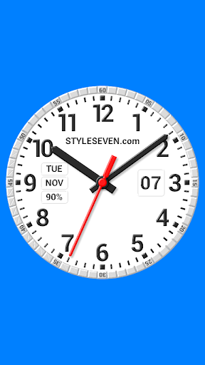 Analog Clock Constructor-7 - عکس برنامه موبایلی اندروید