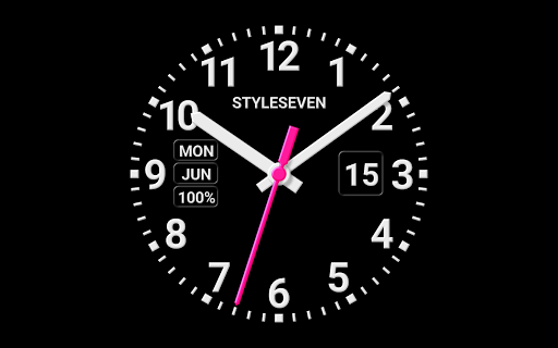 Analog Clock Constructor-۷ - عکس برنامه موبایلی اندروید