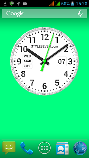Analog Clock Constructor-۷ - عکس برنامه موبایلی اندروید