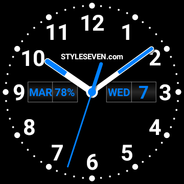 Analog Watch Face Plus-۷ for Wear OS by Google - عکس برنامه موبایلی اندروید