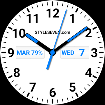 Analog Watch Face Plus-۷ for Wear OS by Google - عکس برنامه موبایلی اندروید