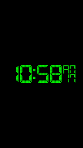 Animated Digital Clock-7 - Image screenshot of android app