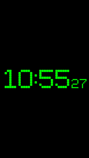 Animated Digital Clock-7 - Image screenshot of android app