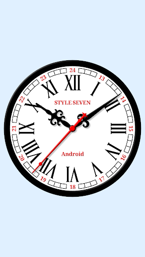 Classic Analog Clock-7 - Image screenshot of android app