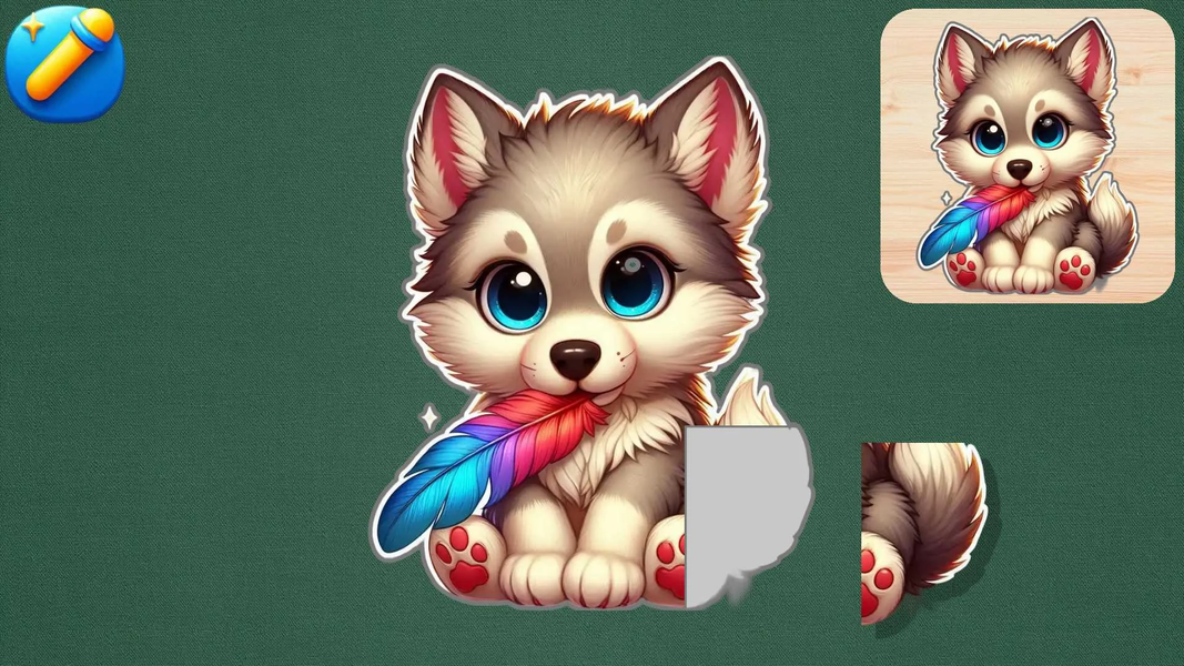 Kid Puzzle-7 - Gameplay image of android game