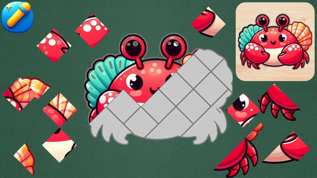 Kid Puzzle-7 - Gameplay image of android game