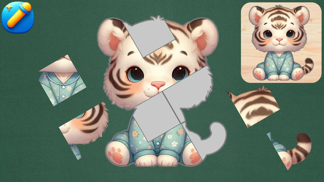 Kid Puzzle-7 - Gameplay image of android game