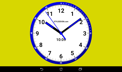 Color Analog Clock-۷ - عکس برنامه موبایلی اندروید
