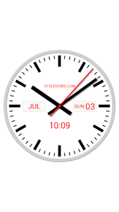 Swiss Analog Clock-7 - Image screenshot of android app