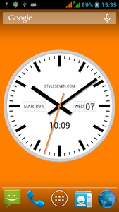 Swiss Analog Clock-7 - Image screenshot of android app