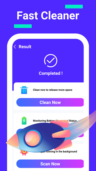 Fast Cleaner-Master of Cleaner - عکس برنامه موبایلی اندروید