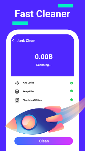 Fast Cleaner-Master of Cleaner - عکس برنامه موبایلی اندروید